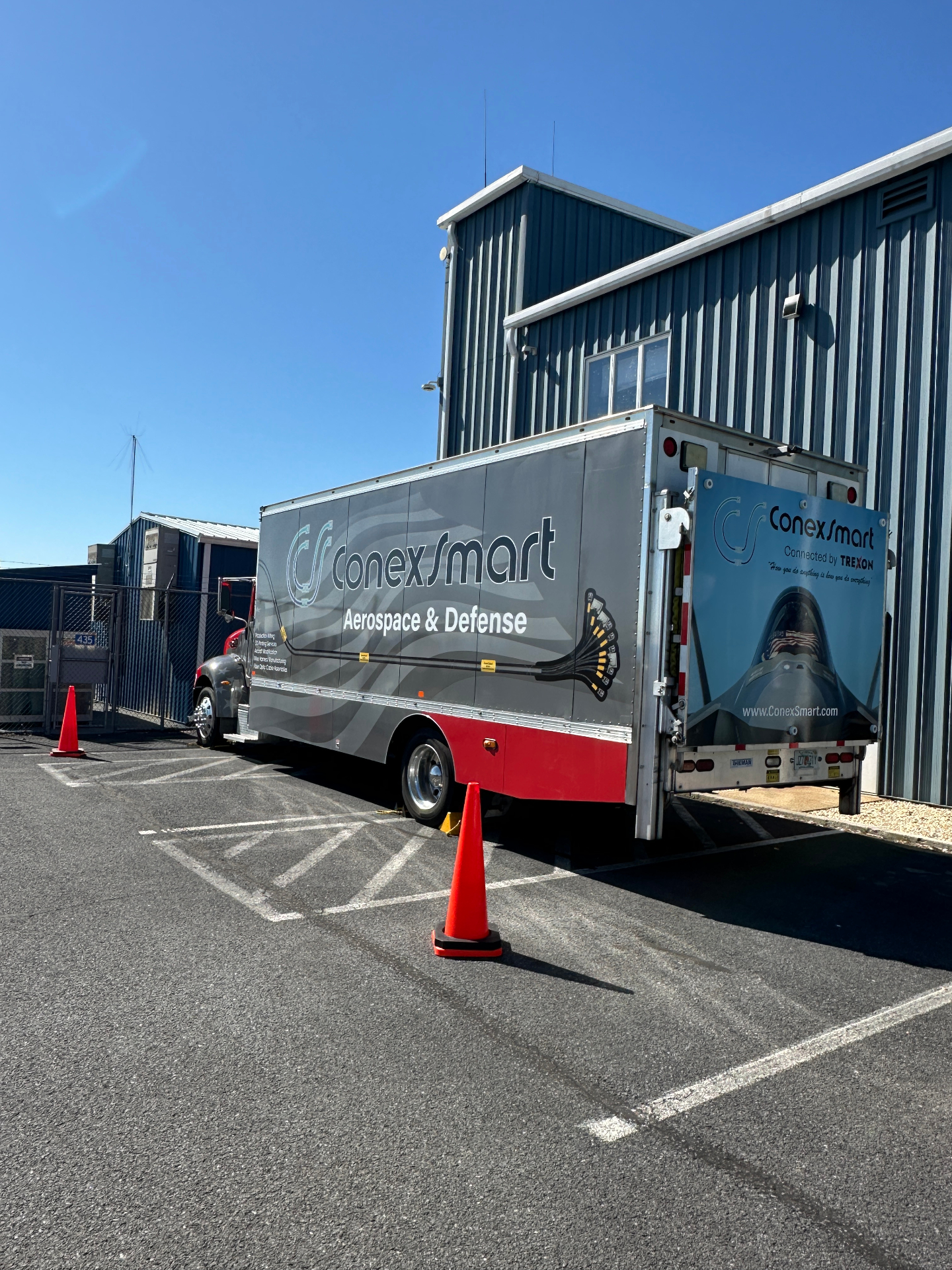Rear-side view of the RAMONA truck