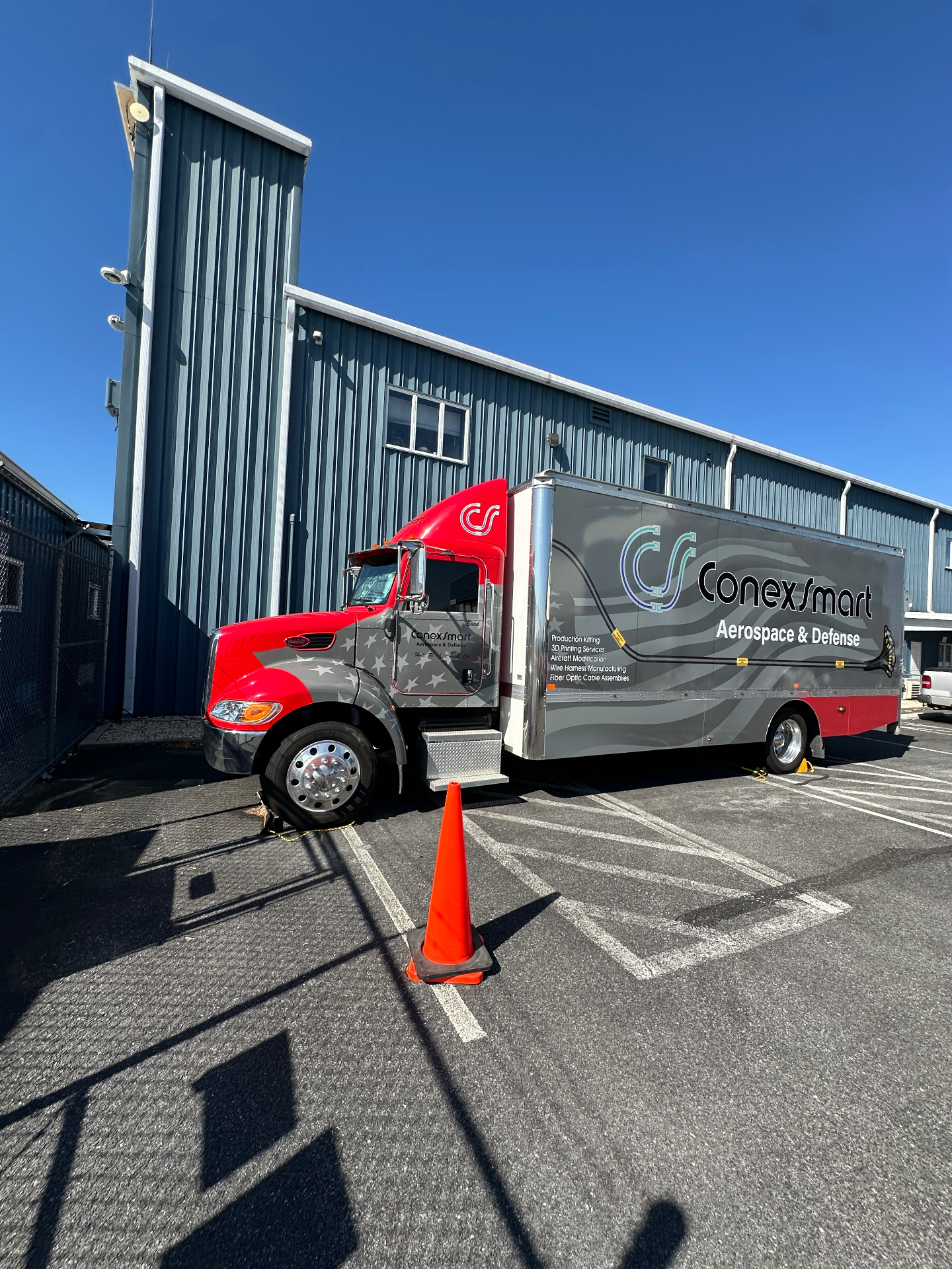RAMONA truck outside the facility